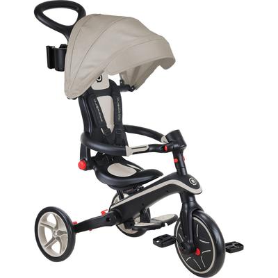 Tricycle Explorer 4 en 1 évolutif et pliable taupe
