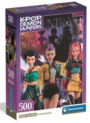 Puzzle Compact 500 pièces - Kpop Demon Hunters_La Grande Récrée_1