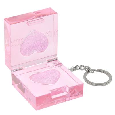 Cube crème pailletée pour les yeux Mini Glam rose fonccé_La Grande Récrée_1