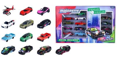 Coffret 13 véhicules Majorette Néon Racer_La Grande Récrée_1