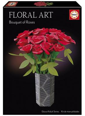 Floral art bouquet de roses_La Grande Récrée_1