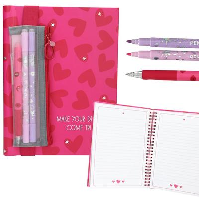 Carnet avec jeu de stylos Heart PENfection_La Grande Récrée_1