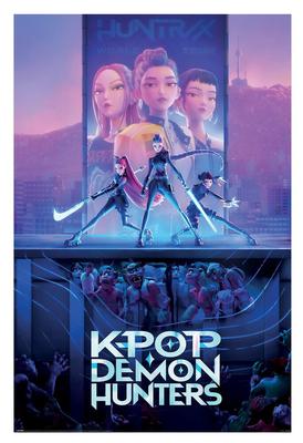 Poster KPOP Demon Hunters - Chasseuse Huntrix_La Grande Récrée_1