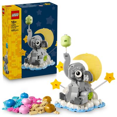 Le bébé éléphant dans le ciel LEGO Iconic 40814