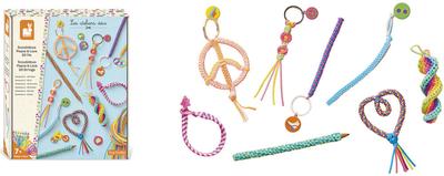 Scoubidous Peace Et Love 50 Fils Les Ateliers Deco_La Grande Récrée_1
