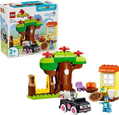 Les livreuses de pizza avec Muffin et Bluey DUPLO Bluey 10469_La Grande Récrée_1