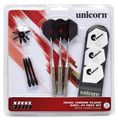 Set 3 Flechettes 21G Unicorn Acier 400_La Grande Récrée_1