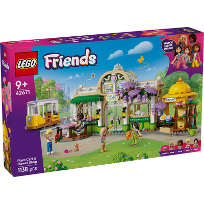Café des plantes et Kiosque à fleurs LEGO Friends 42671
