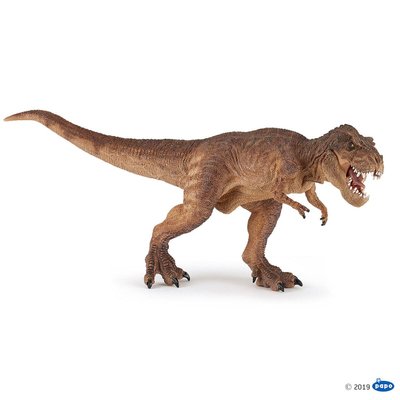 Figurine de T-Rex courant marron 