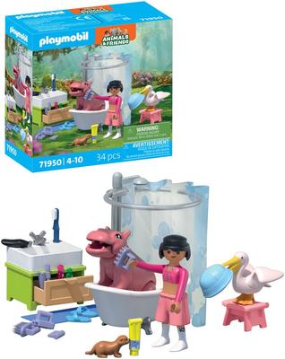 L'heure du bain des animaux PLAYMOBIL Animals & Friends 71950_La Grande Récrée_1