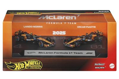 Coffret Hot Wheels 2 voitures Premium McLaren Formula 1 Team 2025_La Grande Récrée_1