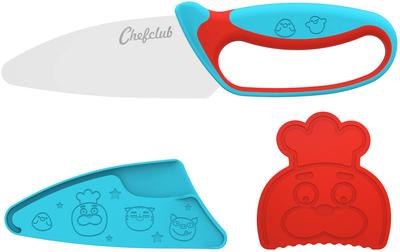 Couteau Chefclub Kids Bleu Et Rouge_La Grande Récrée_1