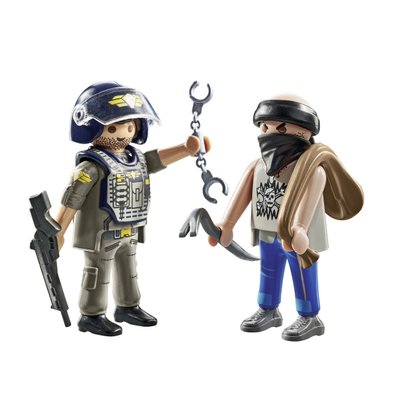 Policier et bandit Playmobil duo 71505