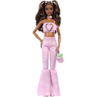 Barbie deluxe style tenue rose cœur