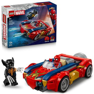 Spider-Man et sa voiture contre Wolverine vénomisé LEGO Marvel Super Heroes™ 76336