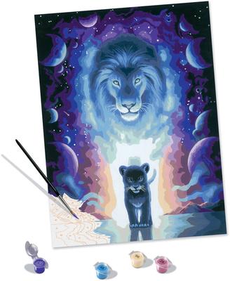 CreArt - peinture au numéro XL Lion - Jojoesart edition_La Grande Récrée_1