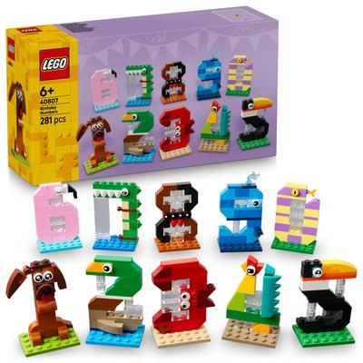 Les chiffres d’anniversaire LEGO Iconic 40807
