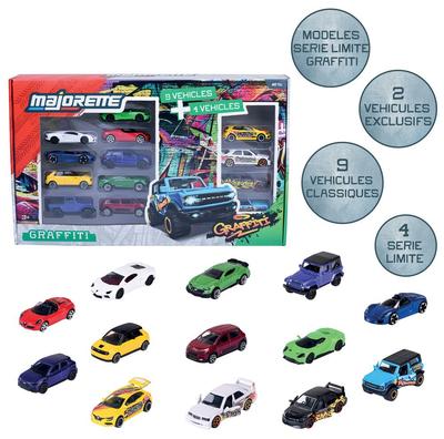 Coffret 13 véhicules Majorette série limitée Graffiti_La Grande Récrée_1