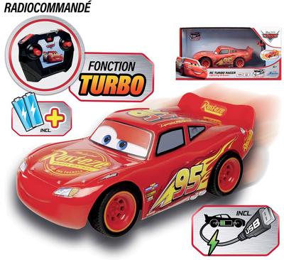 Cars Flash Mc Queen radiocommandée 1:24_La Grande Récrée_1