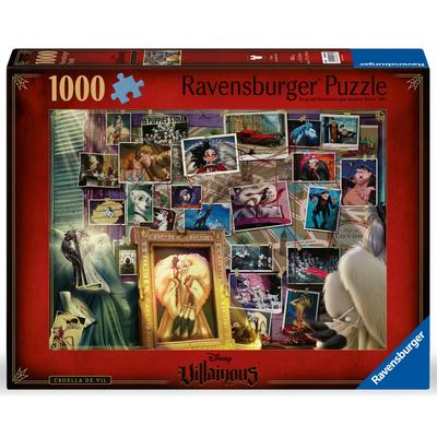 Puzzle 1000 pièces Cruella d'enfer - Disney Villainous