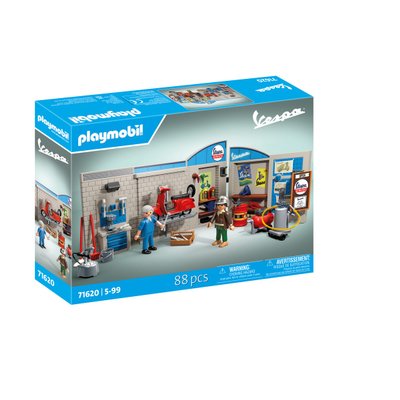 Vespa Garage - Style rétro - années 60 Playmobil 71620