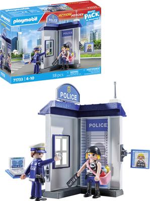 Salle d'interrogatoire de police Starter Pack PLAYMOBIL ACTION HEROES 71733_La Grande Récrée_1