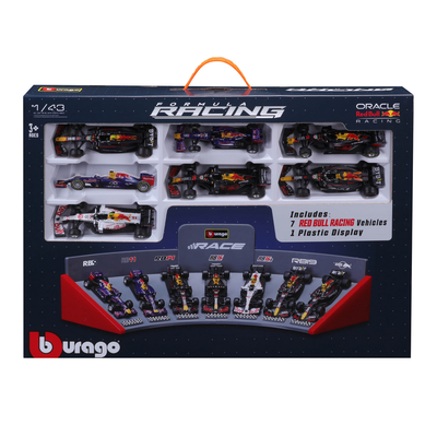 Coffret 7 véhicules Formule 1 Red Bull 1:43