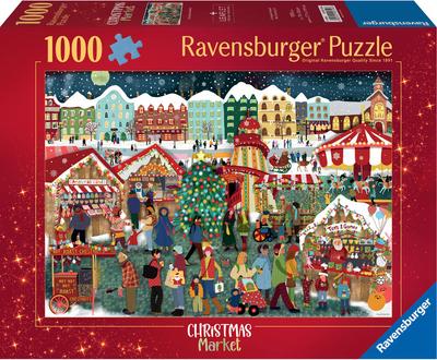 Puzzle 1000 pièces le Marché de Noël_La Grande Récrée_1