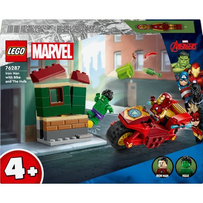 Iron Man avec une moto et Hulk LEGO Marvel Super Heroes™ 76287