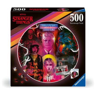 Puzzle Rond Stranger Things - 500 Pièces