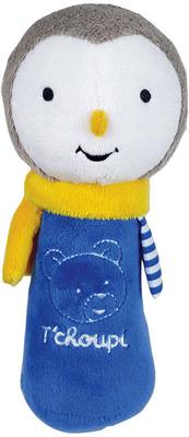 Hochet baby peluche couinette T'Choupi 14 cm_La Grande Récrée_1