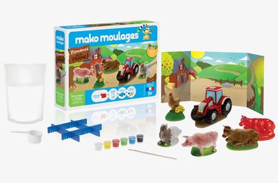Coffret Créatif Mako Moulages - 6 Moules Ferme_La Grande Récrée_1
