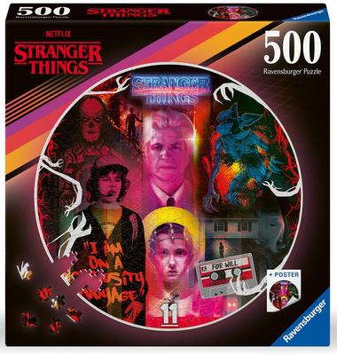 Puzzle Rond Stranger Things - 500 Pièces - Phénomènes surnaturels_La Grande Récrée_1
