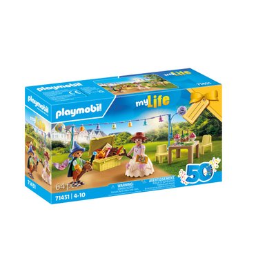 Enfants avec décorations de fête - My life 71451 - Playmobil 50 ans