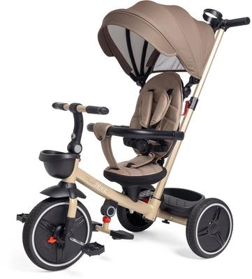 Tricycle 4 en 1 pliable beige_La Grande Récrée_1