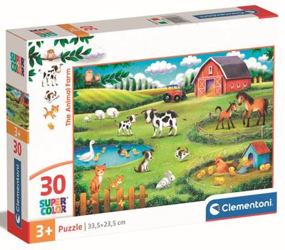 Puzzle 30 pièces SuperColor - Animaux De La Ferme_La Grande Récrée_1