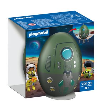 Oeuf 2 en 1 Mission espace Playmobil 72103