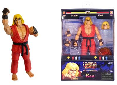 Figurine Articulée Ken Avec Accessoires 15cm Street Fighters_La Grande Récrée_1