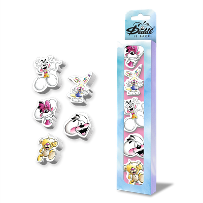 Set gommes 3D Diddl - Diddl is Back