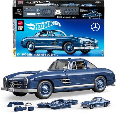Mercedes 300SL Hot Wheels à construire - Mattel Brick Shop_La Grande Récrée_1