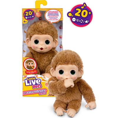 Bébé singe caramel interactif - Little live Pets
