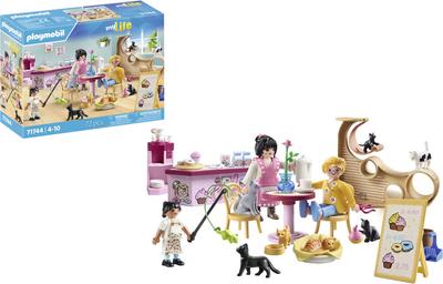 Bar à chats avec 6 chats et personnages  Playmobil My Life 71744_La Grande Récrée_1