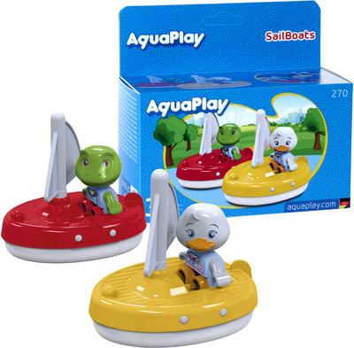 Aquaplay - Ensemble De 2 Bateaux À Voile Avec Figurines_La Grande Récrée_1