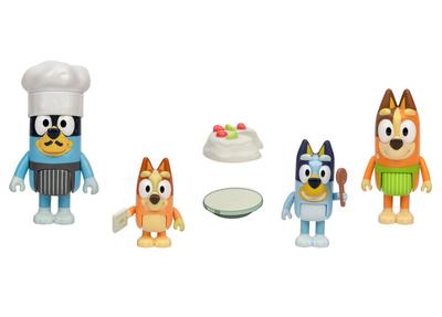 Coffret 4 Figurines Bluey La Famille En Cuisine_La Grande Récrée_1