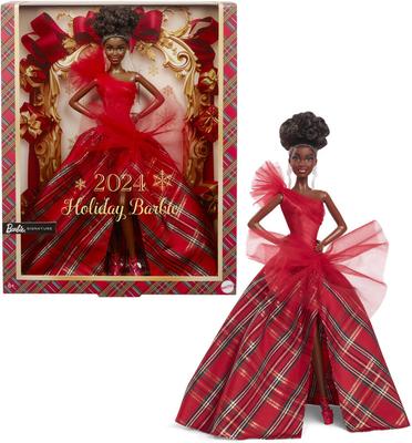 Poupée Barbie Joyeux Noel Brune_La Grande Récrée_1