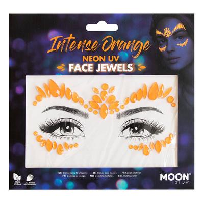 Bijoux de Visage Neon Uv- Orange Intense Moon Glow_La Grande Récrée_1