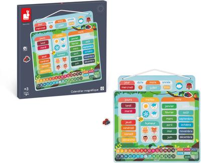 Calendrier magnétique - Apprendre l'heure et le temps_La Grande Récrée_1