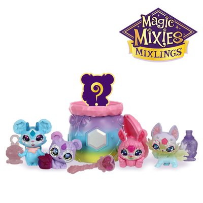 Pack 5 petits compagnons Mixlings Magic Mixies