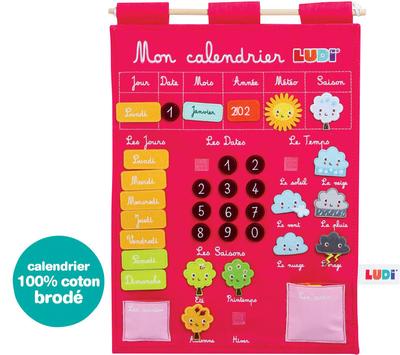 Calendrier Basic rose_La Grande Récrée_1