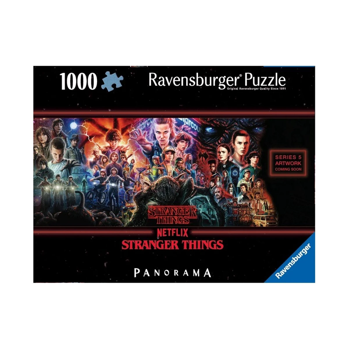 Puzzle 1000 pièces Panorama - Stranger Things Puzzle 1000 pièces Panorama - Stranger Things
